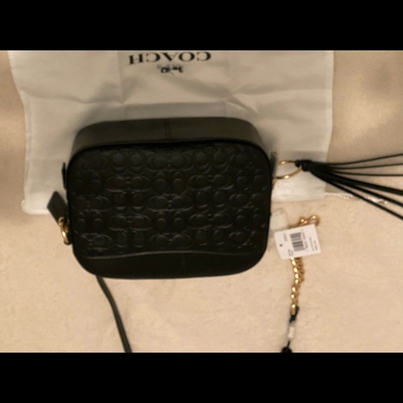 Coach black leather camera bag new with tags - Picture 9 of 15